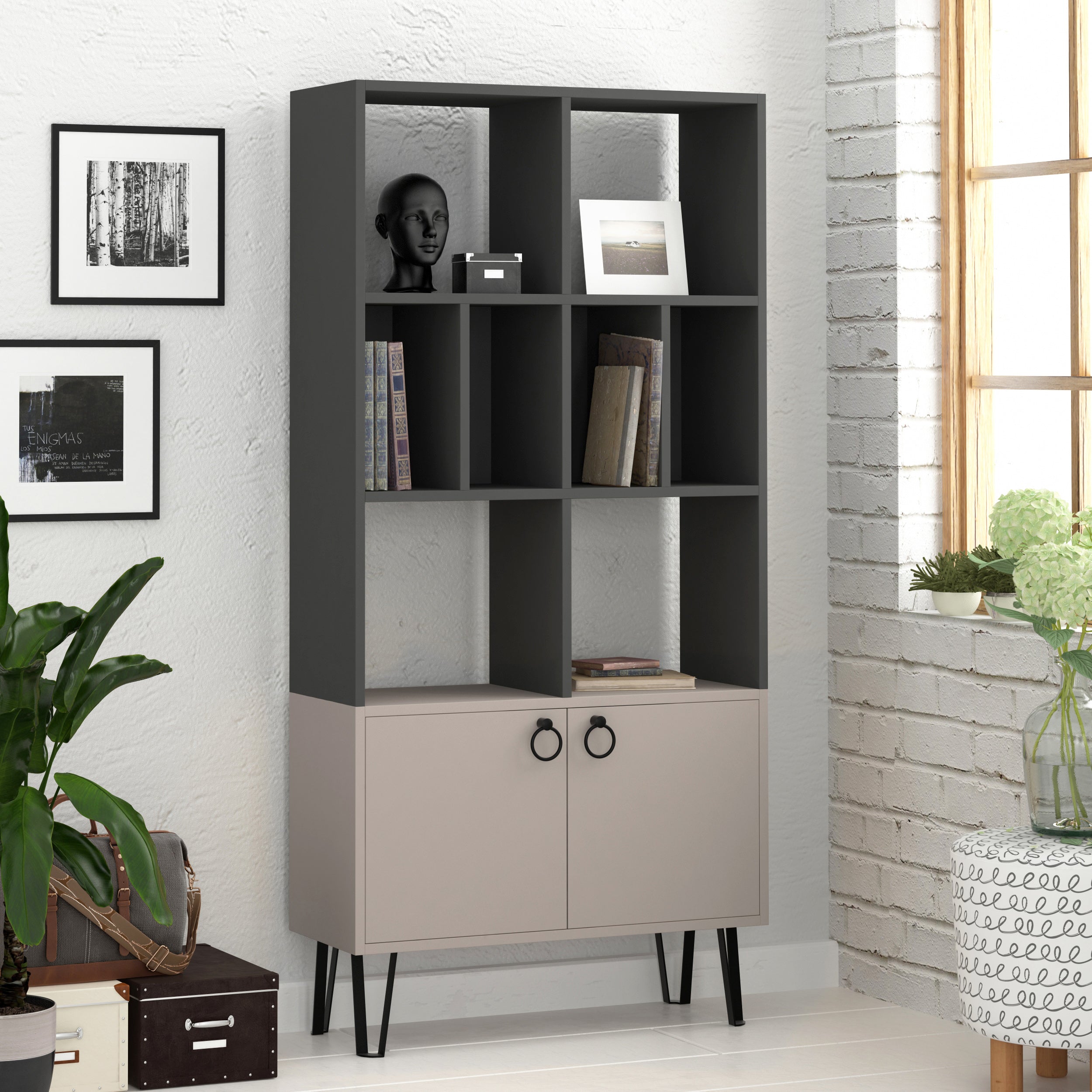 Anthracite - Light Mocha