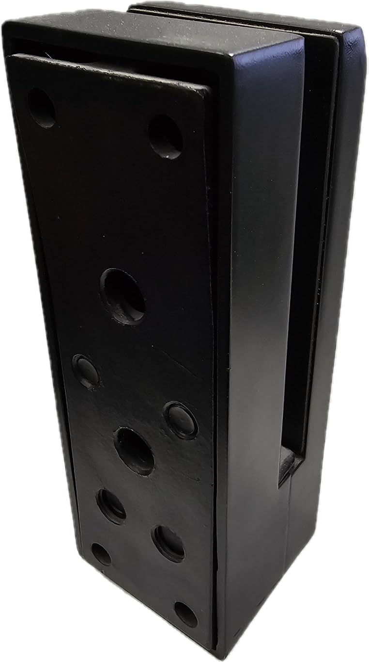 Premium Matte Black Square Side Mount Spigot SS2205 - 3/8