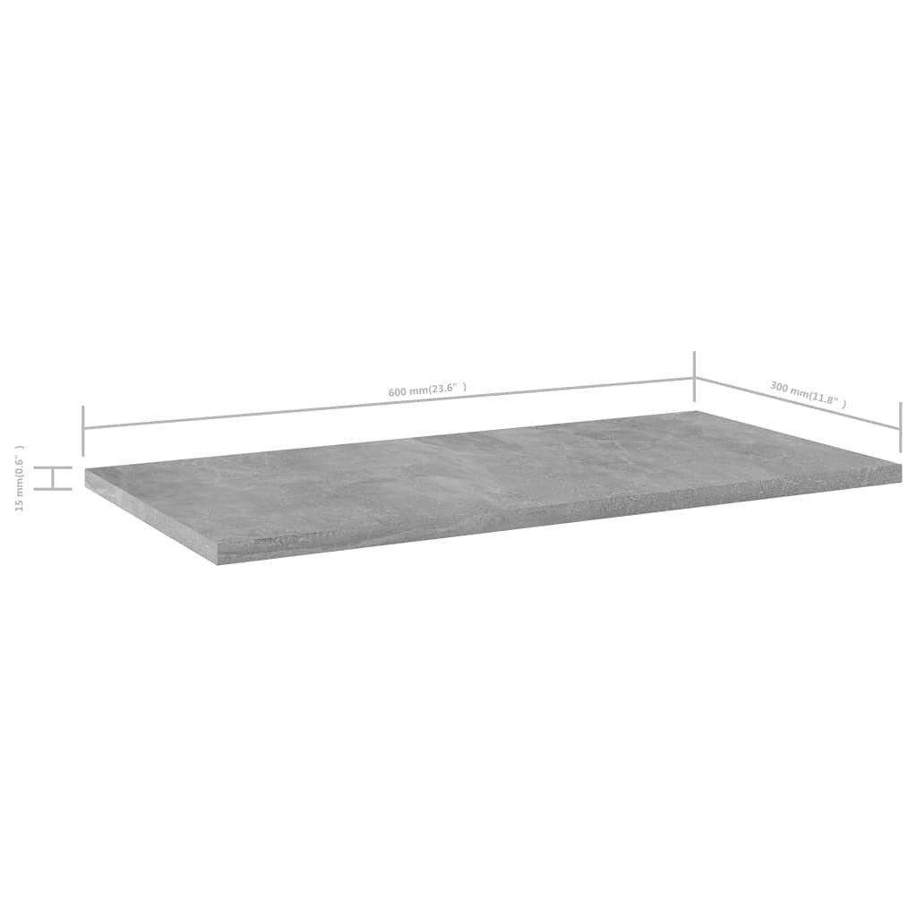 8-Pack Bookshelf Replacement Boards - 23.6