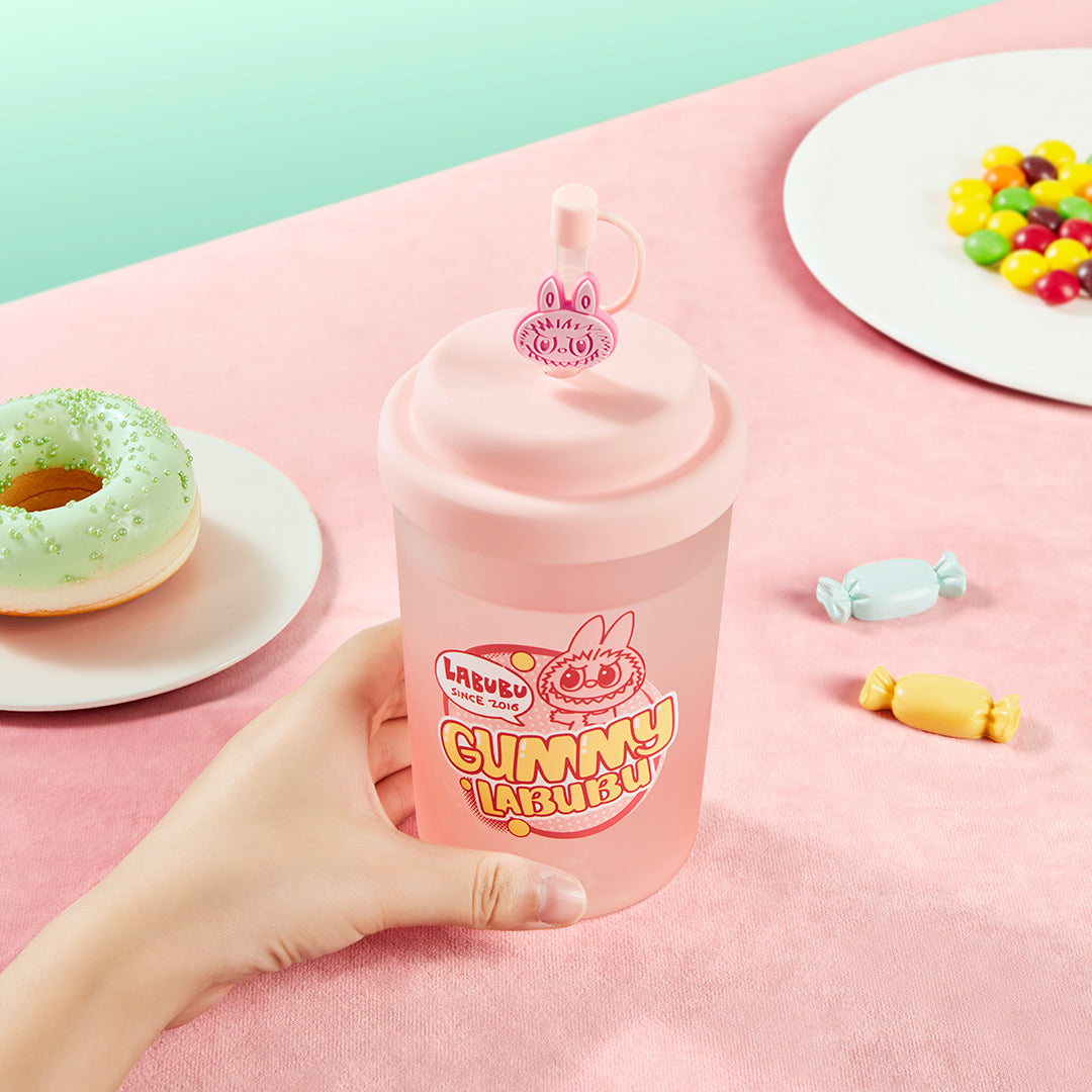 POP MART The Monsters Candy Series Straw Cup - Cute Collectible Drinkware for Kids & Adults | Perfect for Home, Office & Travel Use