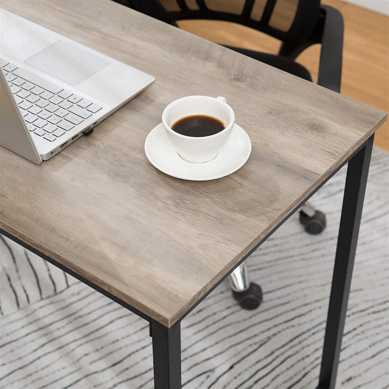 Woodstock Light Oak Office Desk - Modern & Sturdy Writing Table for Home Office, Study, or Workspace