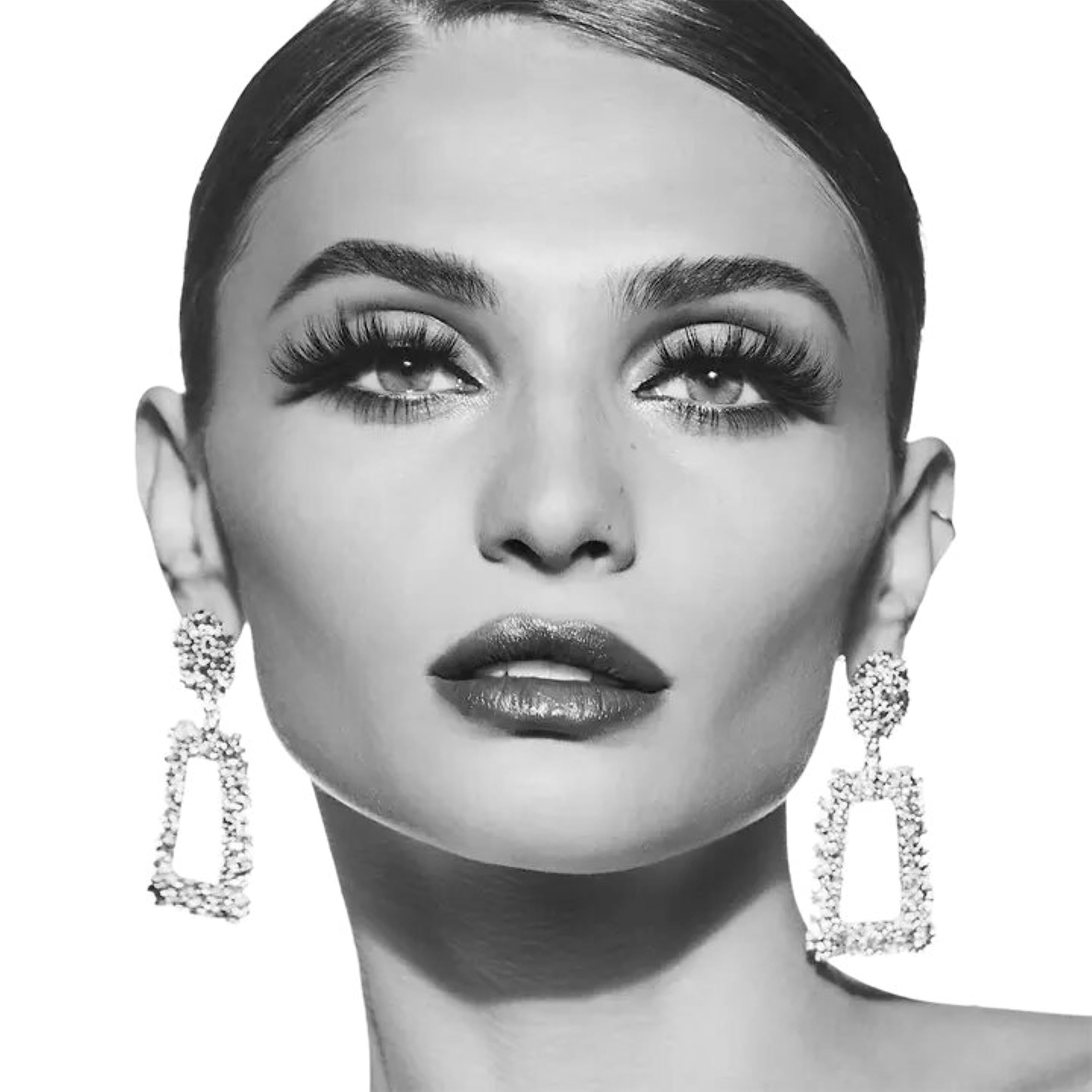 KISS Lash Couture False Eyelashes - Matte Black Faux Mink Lashes, 3D Volume & Soft Matte Finish | Style 'Matte Velvet' | 1 Pair Natural Looking Fake Eyelashes for Everyday Wear, Parties & Special Occasions