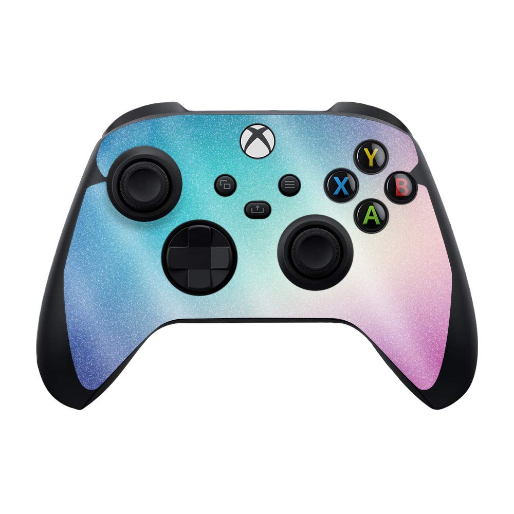 MightySkins Glossy Glitter Skin for Xbox Series X & S Controller - Vivid Fog | Protective & Durable High-Gloss Finish | Easy to Apply & Remove | Made in USA | Perfect for Gaming, Customization & Gift Giving