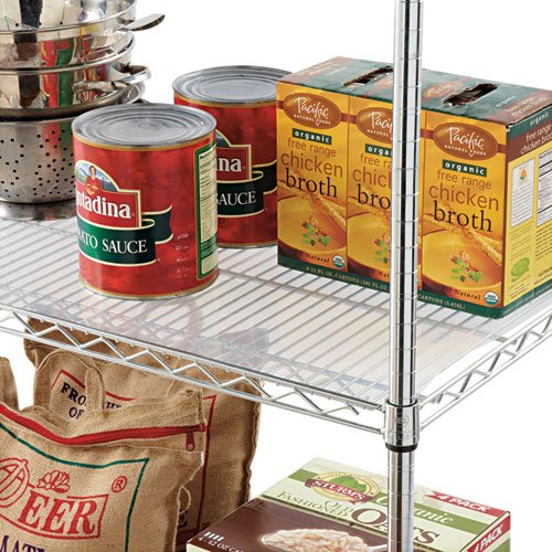 Alera ALESW59SL4824 Non-Slip Shelf Liners for Wire Shelving - Durable Kitchen, Pantry & Closet Organization Solution