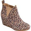 Desert Tan Leopard Print Suede