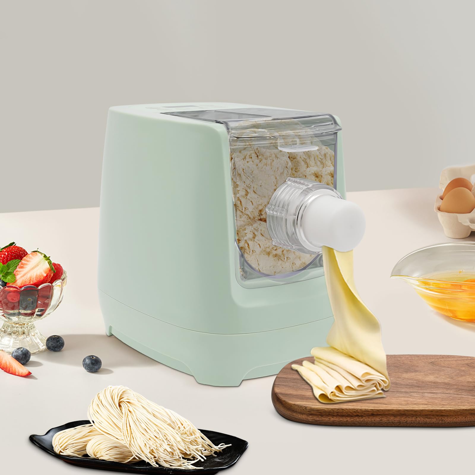 Electric Pasta Maker Machine - 260W Automatic Noodle Maker with 13 Pasta Shapes for Home Kitchen | Perfect for Italian Cuisine, Family Dinners & Restaurant-Style Pasta Making