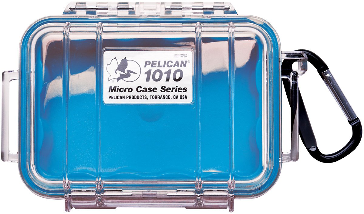 Pelican 1010 Micro Waterproof Hard Case - Shockproof Protective Storage for Cameras, Electronics & Valuables - Perfect for Travel, Outdoor Adventures & Equipment Protection
