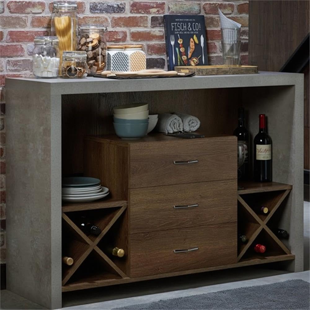 Furniture of America Persephone Industrial 48