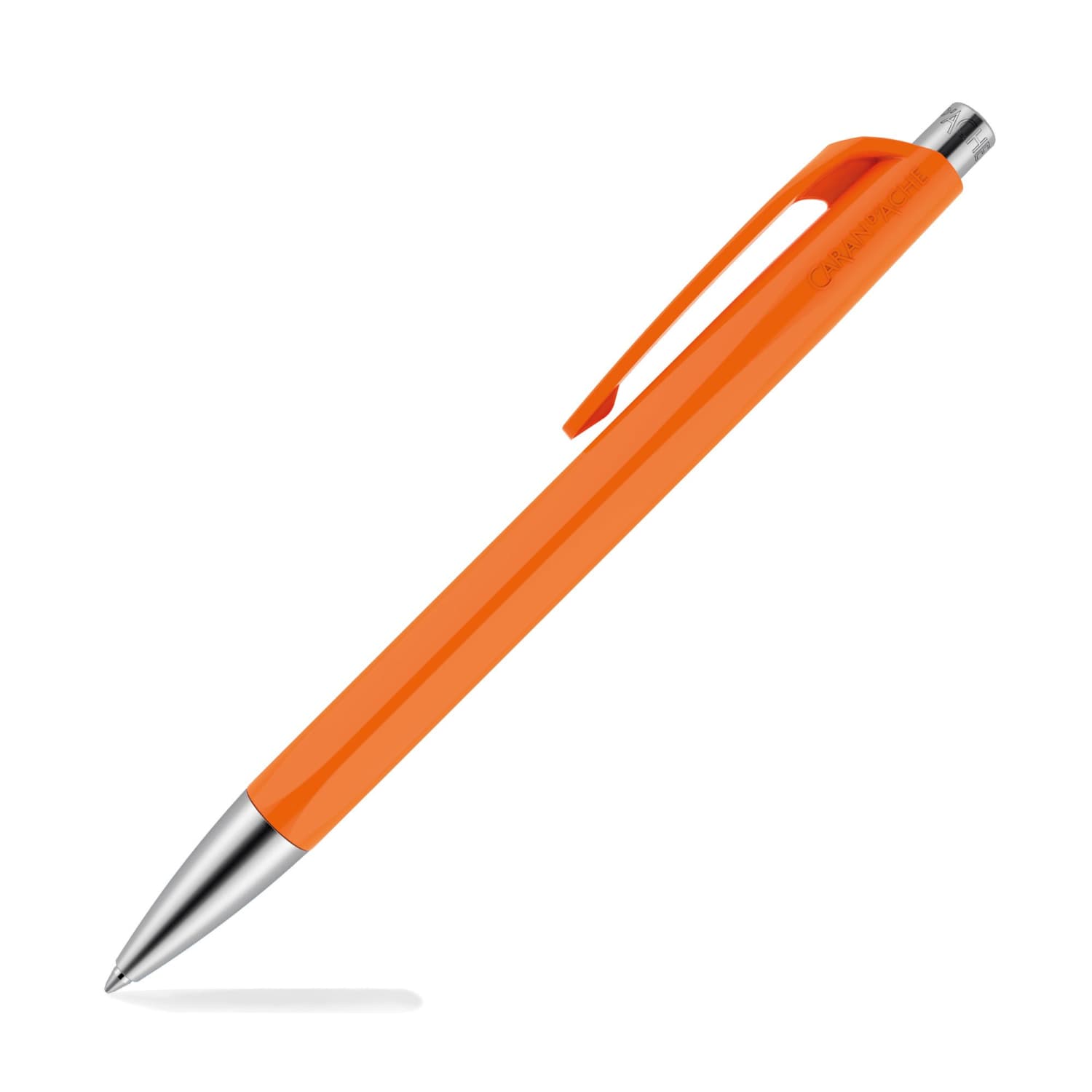 Premium Caran d'Ache 888 Infinite Orange Ballpoint Pen - Luxury Writing Instrument for Professionals, Gift Ideas & Office Use