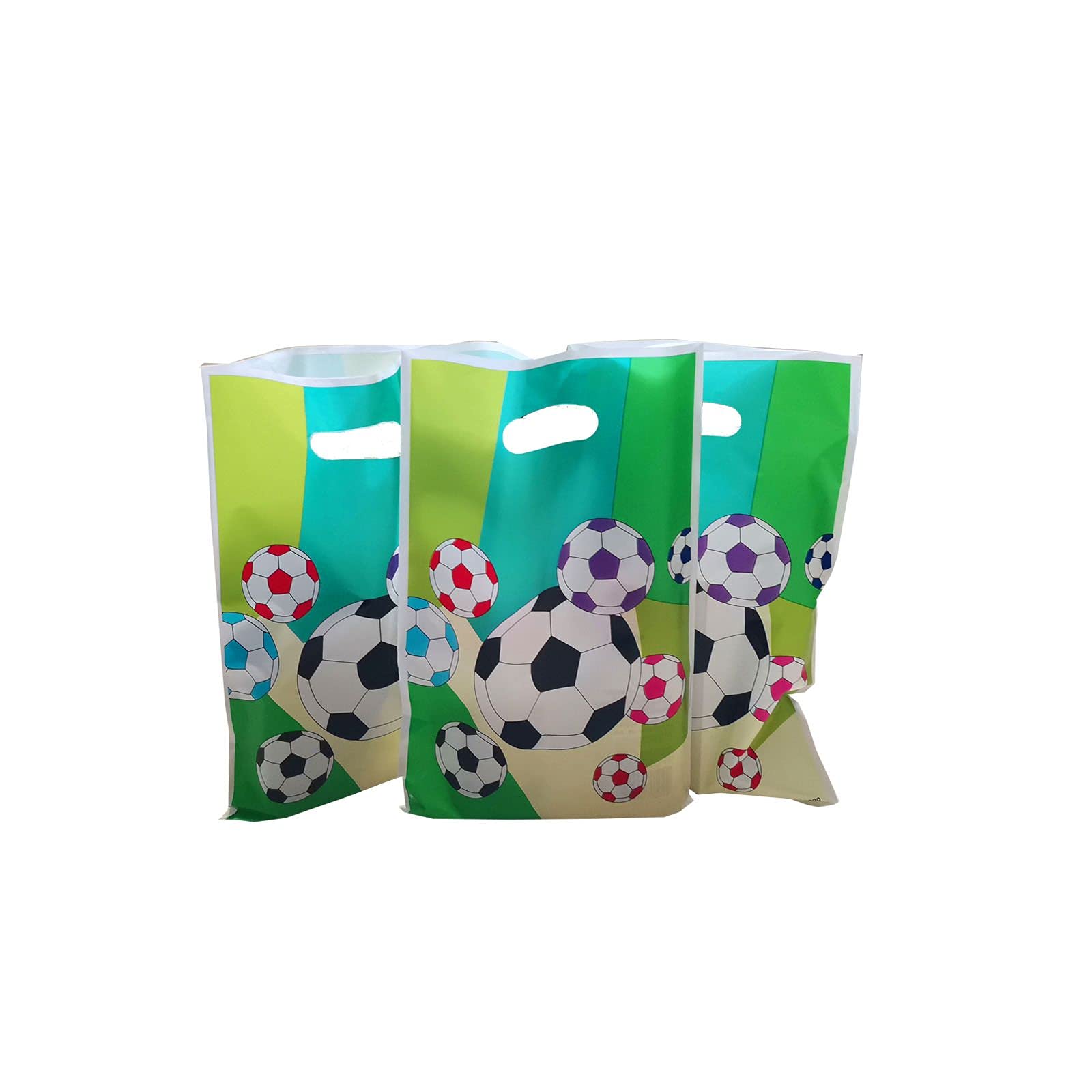 LYT 30PCS Soccer Themed Gift Bags - Football Party Favors for Kids Birthday, Treat & Candy Goodie Bags - Perfect for Soccer Birthday Parties, Team Celebrations & Sports Themed Events