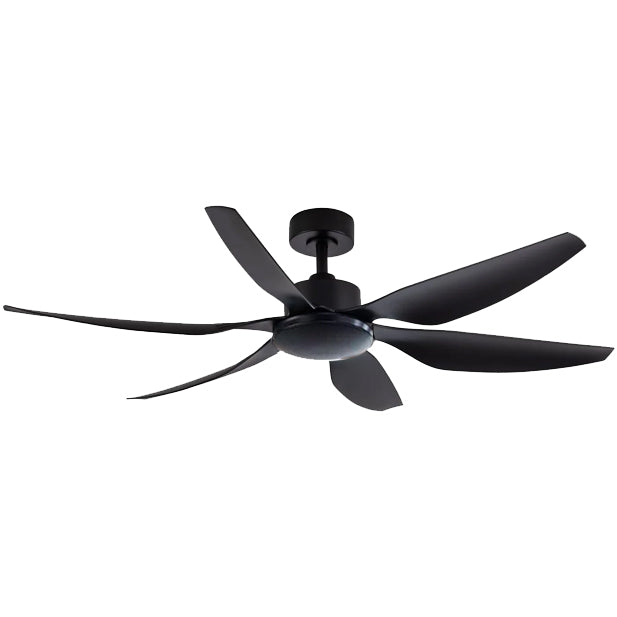 HELI 56/66 Inch Powerful & Quiet DC Ceiling Fan with Optional LED Light and Wi-Fi Smart Control - Perfect for Bedroom, Living Room, and Office