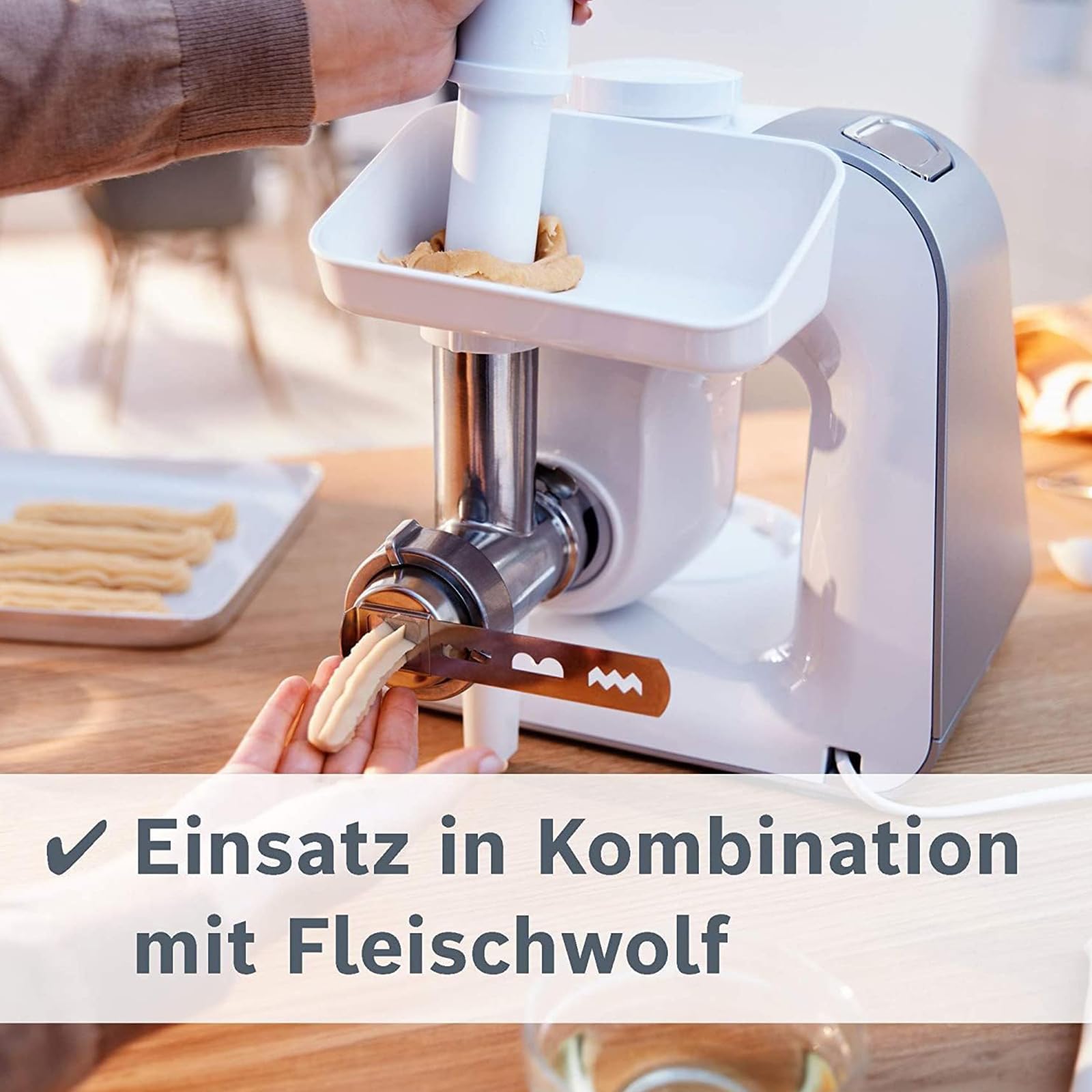 KitchenAid Stand Mixer Cookie Maker & Meat Grinder Attachment – Durable Pastry & Meat Grinder Accessories for Baking & Cooking | Perfect for Homemade Cookies, Sausages & Ground Meat