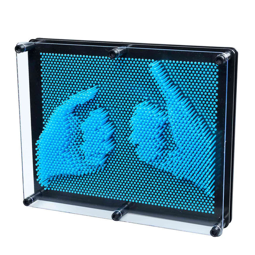 3D Pin Art Board - Large 20cm x 24cm Fun Stress Relief Toy for Office Desk & Home Decor - Perfect Gift for Kids and Adults