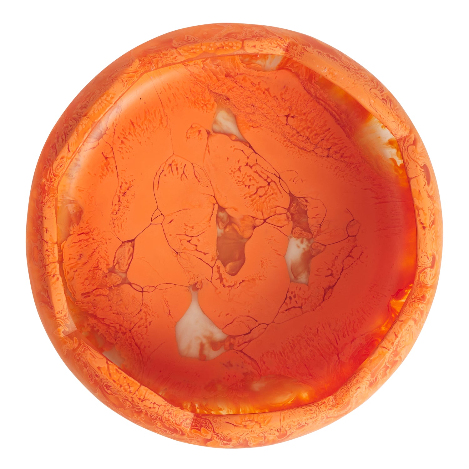 Kabrina Bowl - Premium Persimmon Serving Bowl for Salads, Fruits & Snacks | Elegant Tableware for Dining & Entertaining
