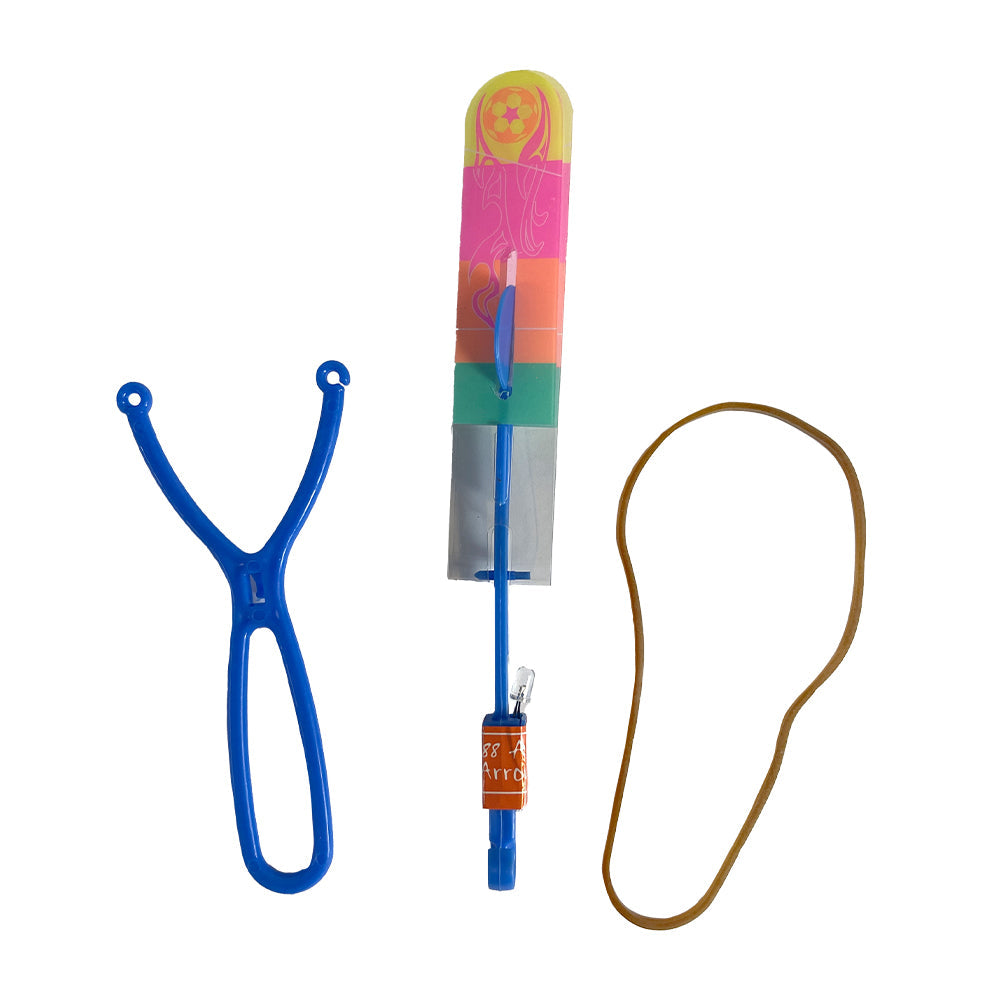 12-Pack Flashing LED Slingshot Toys for Kids - Outdoor Night Games, Camping Fun, and Party Favors
