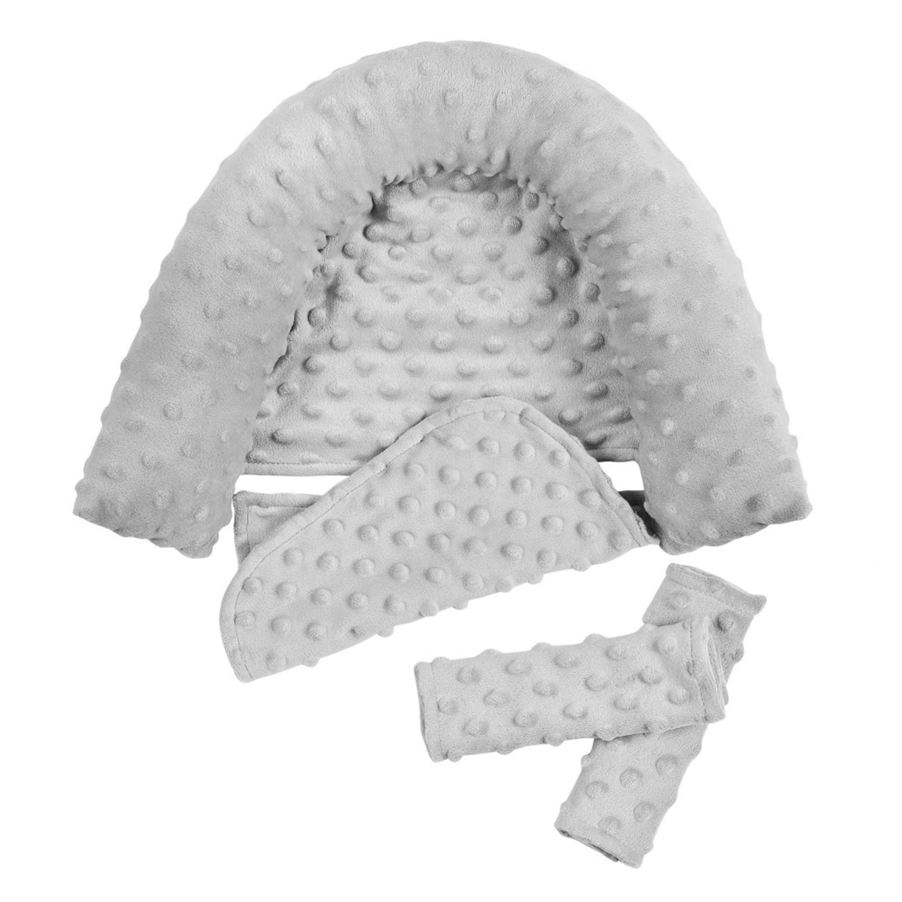 Baby Car Seat Head Support Pillow - 2-in-1 for Newborns in Cars & Strollers