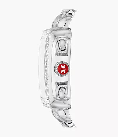 Stainless Steel Diamond Watch with Mother of Pearl Dial - Elegant & Durable Timepiece for Women, Perfect for Parties, Work & Everyday Wear