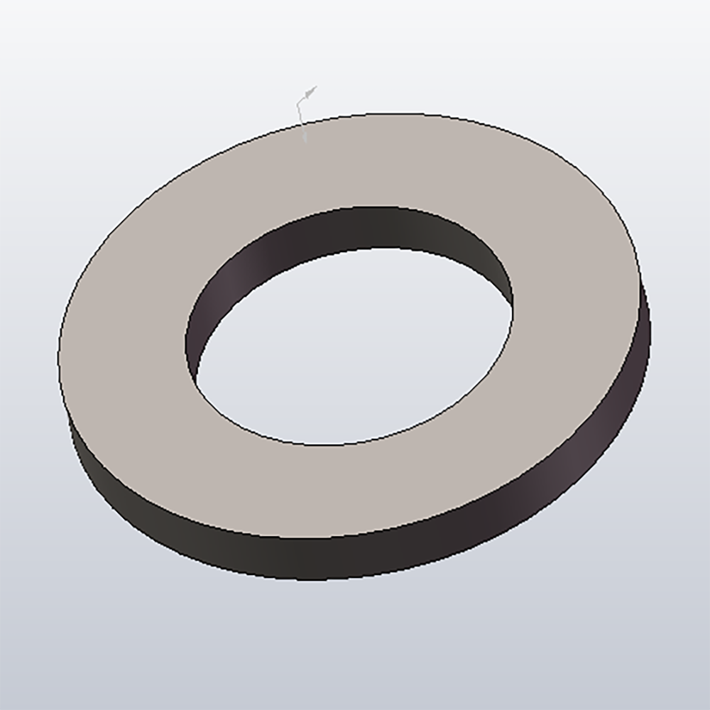 DP12VL 64 Flat Washer D8 - Stainless Steel Metric Washers for Industrial & Automotive Use - Heavy Duty Fasteners for Machinery, Plumbing, and DIY Projects