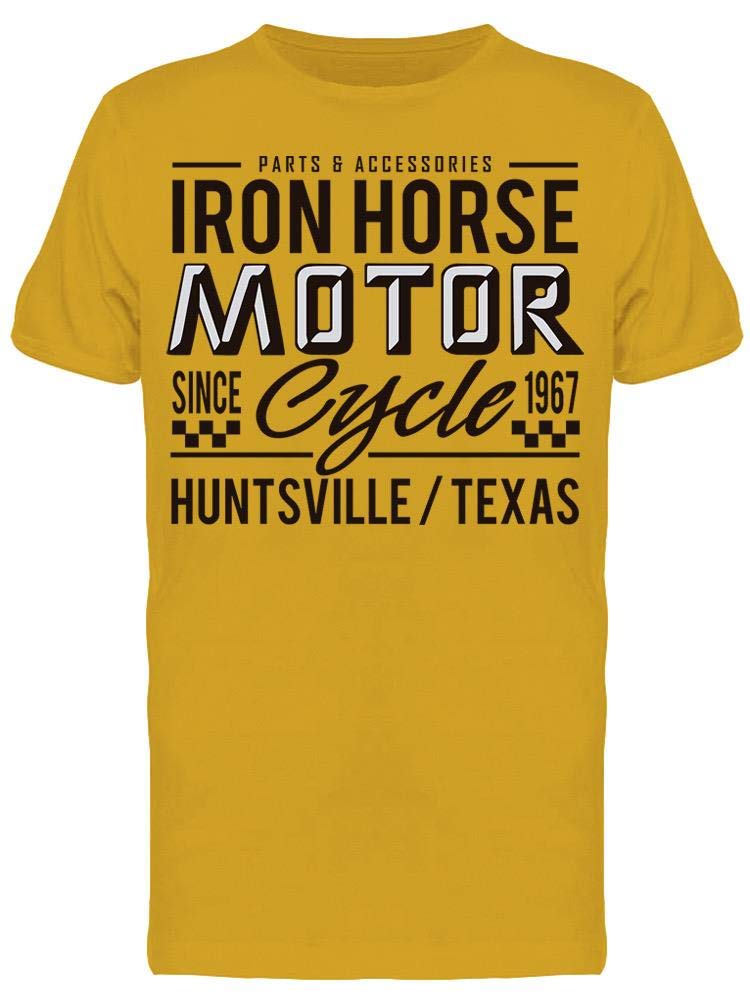 Smartprints Iron Horse Motorcycle T-Shirt for Men - Stylish & Comfortable Biker Tee for Riding, Casual Wear & Motorcycle Enthusiasts
