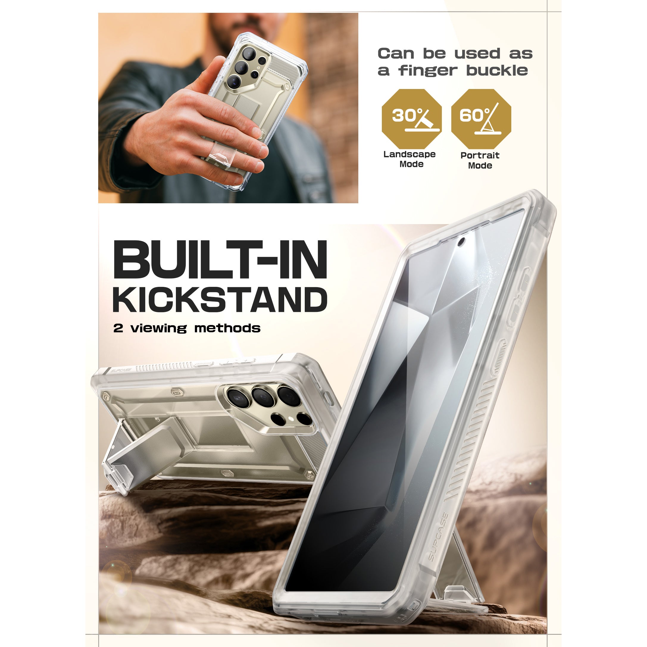 Samsung Galaxy S25 Ultra Unicorn Beetle PRO Case - Heavy Duty Clear Protective Cover with Military-Grade Drop Protection | Perfect for Outdoor Adventures, Construction Work & Extreme Sports