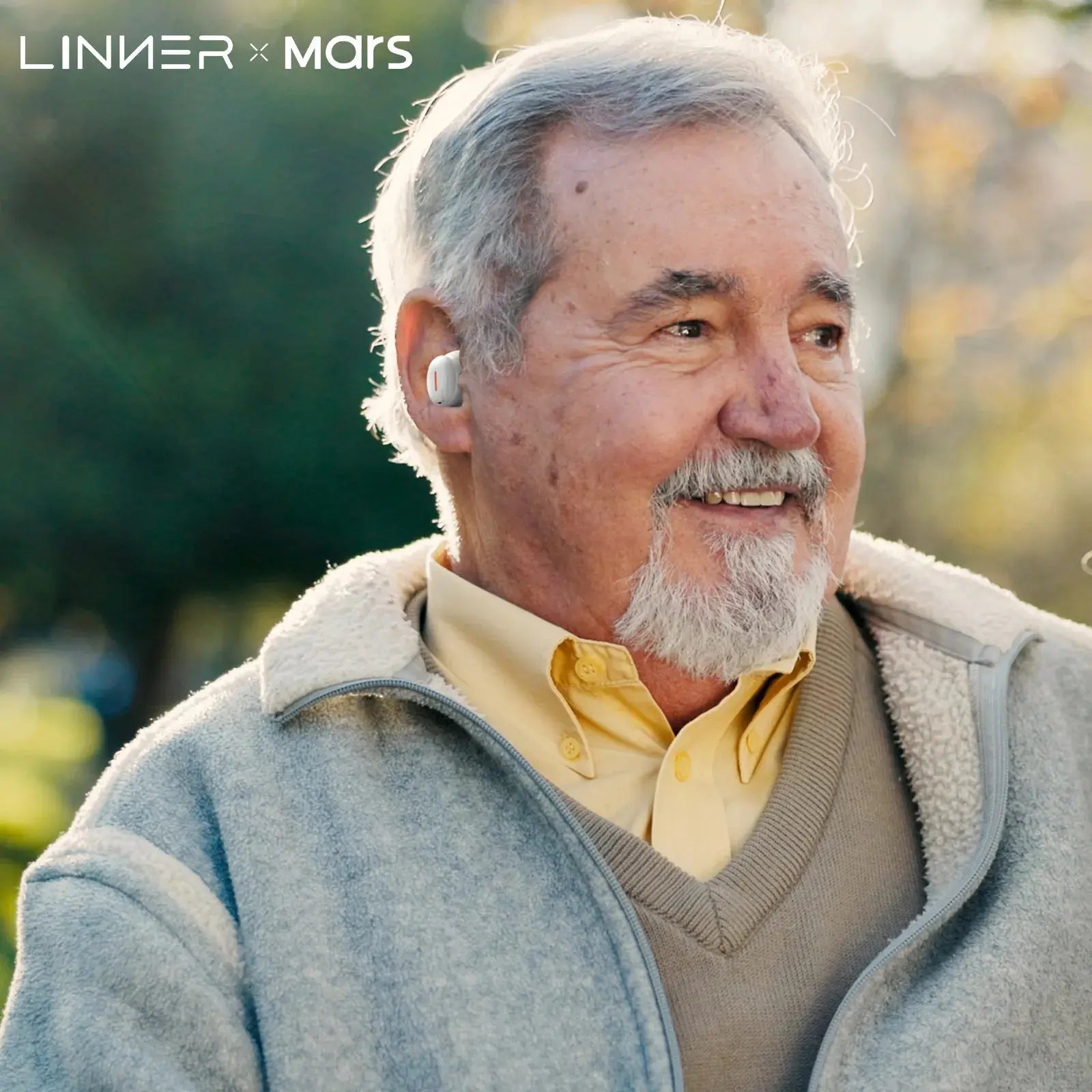 Linner Mars OTC Hearing Aids - Rechargeable Digital Hearing Amplifier for Adults with Noise Reduction, Comfort Fit for Daily Use, Work & Social Gatherings