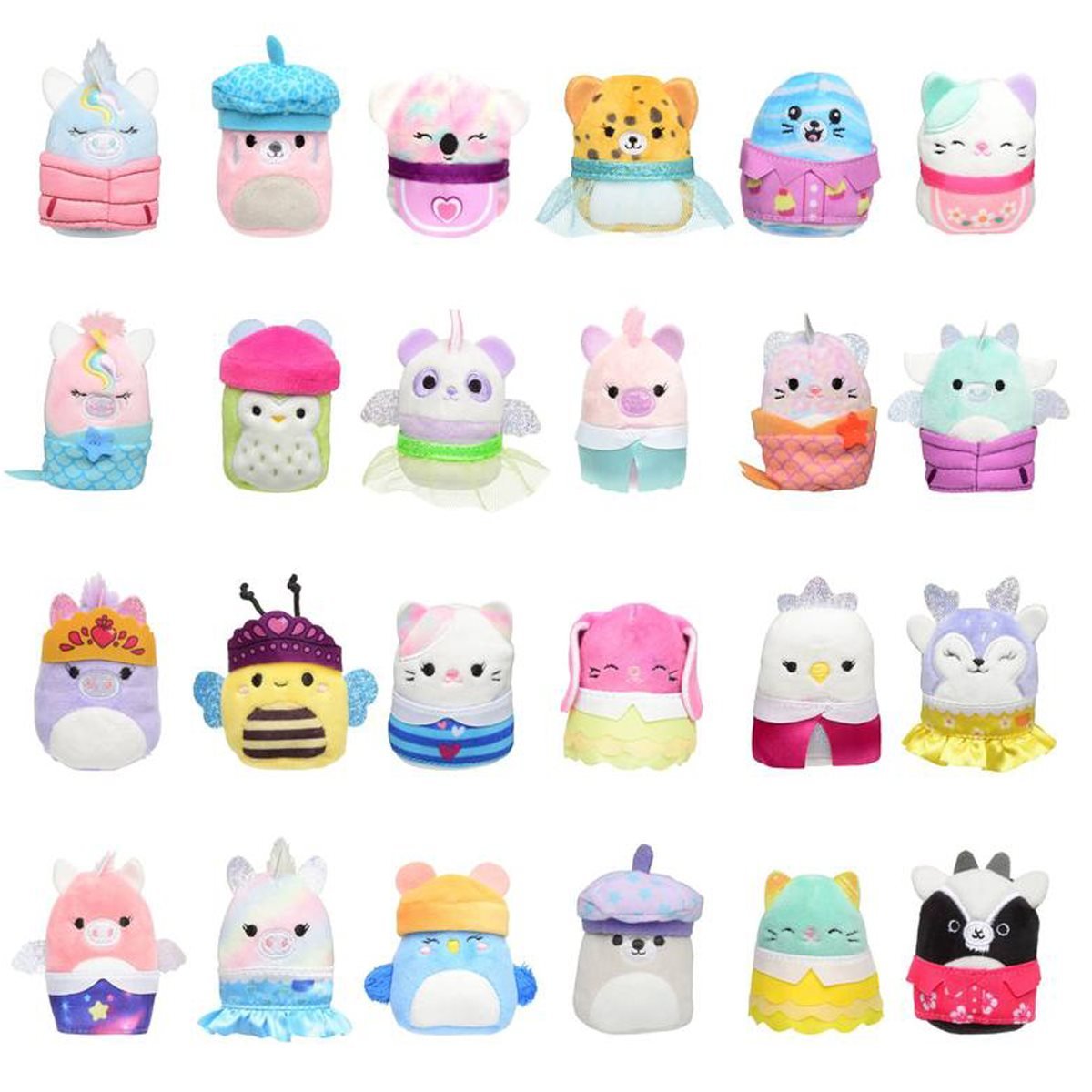 Squishmallows Squishville 2 Inch Mystery Plush Toy Capsule - Cute Collectible Mini Plushies for Kids, Perfect for Surprise Gifts, Party Favors & Travel Companions