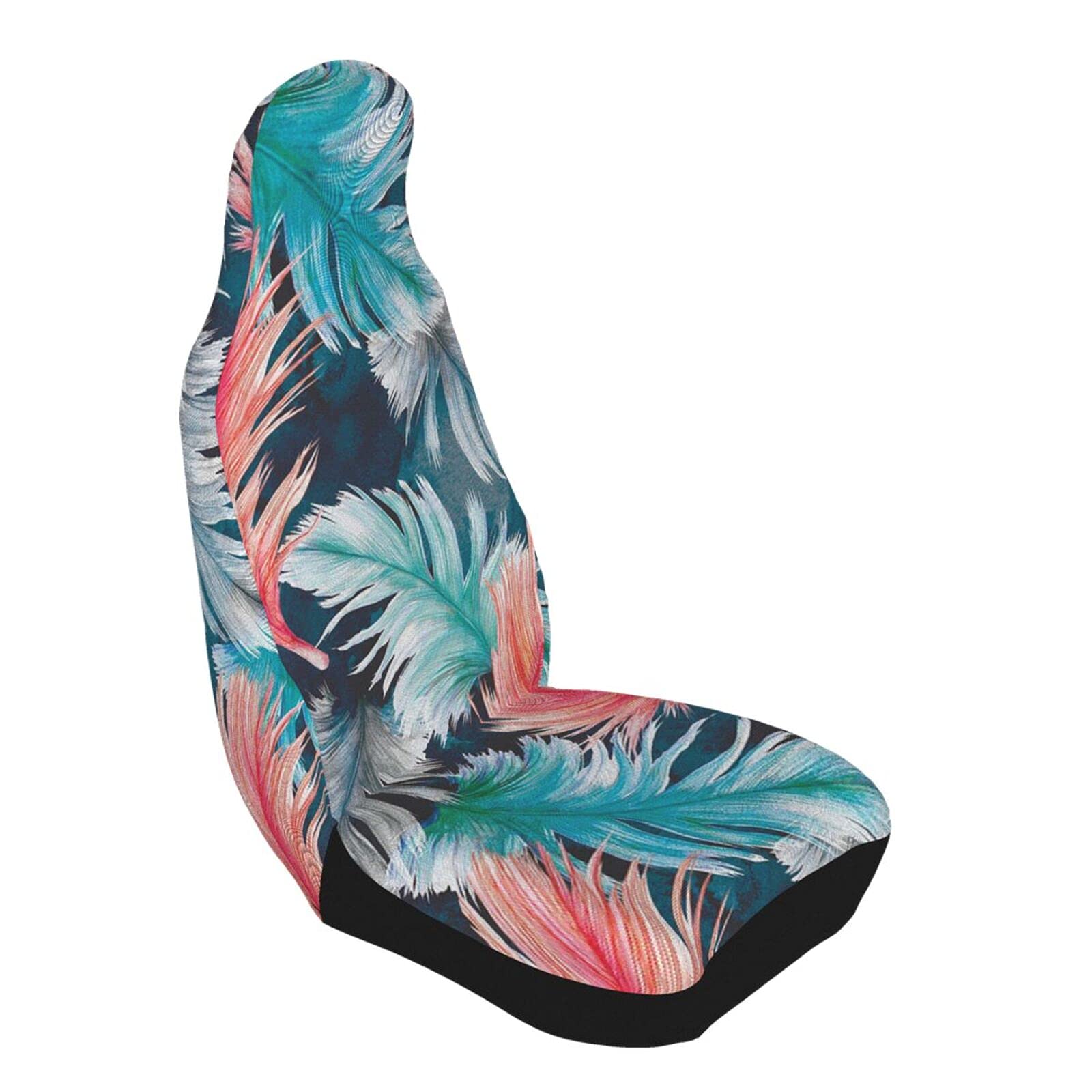 Custom 1-Piece Car Seat Cover - Personalized Text & Image - Non-Slip Elastic Soft Front Seat Protector - Universal Fit for Cars, Trucks & SUVs | Perfect for Daily Commute, Road Trips & Interior Decoration