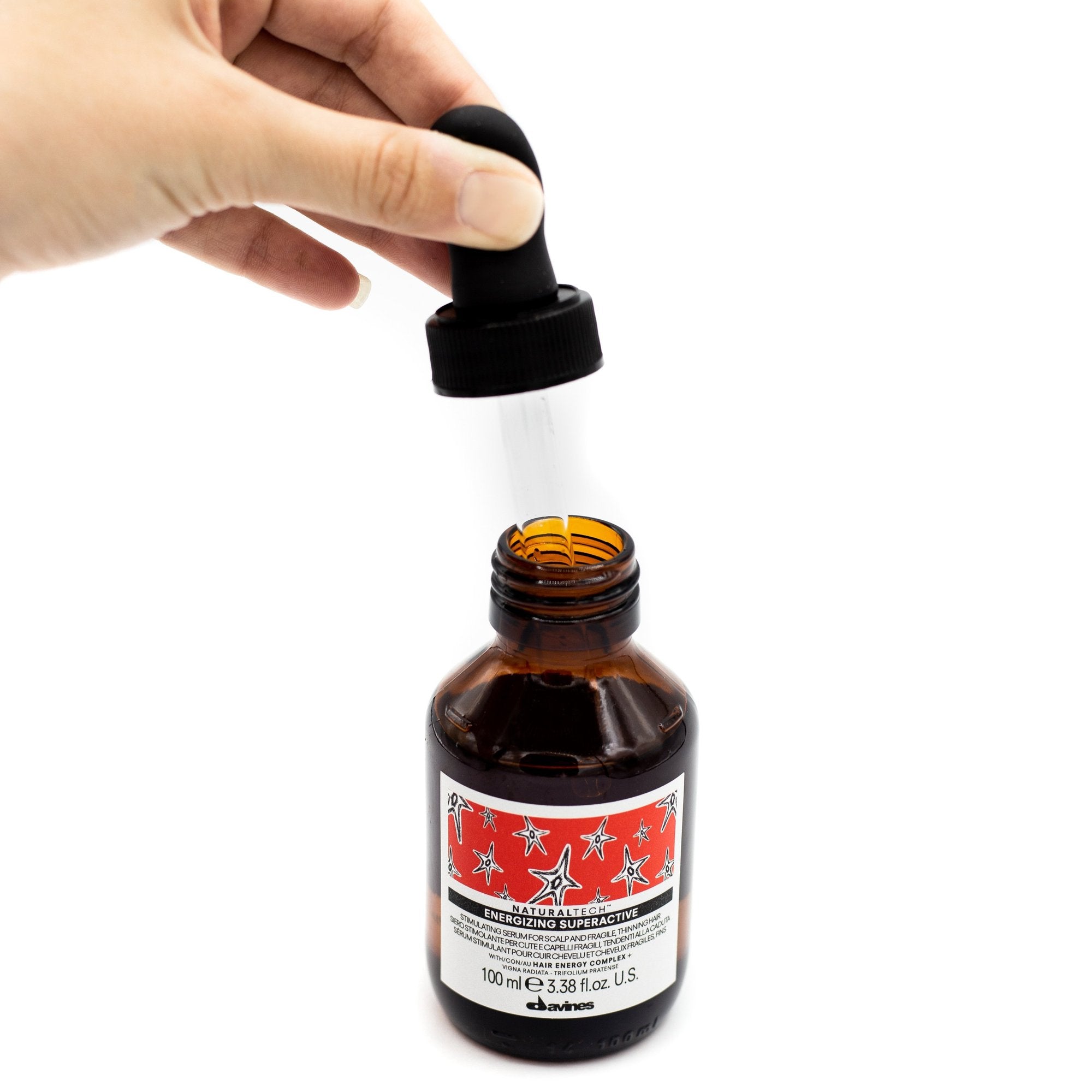 Davines Energizing Superactive Hair Serum for Thicker, Fuller Hair - Revitalizing Treatment for Damaged & Thin Hair - Perfect for Daily Use & Styling