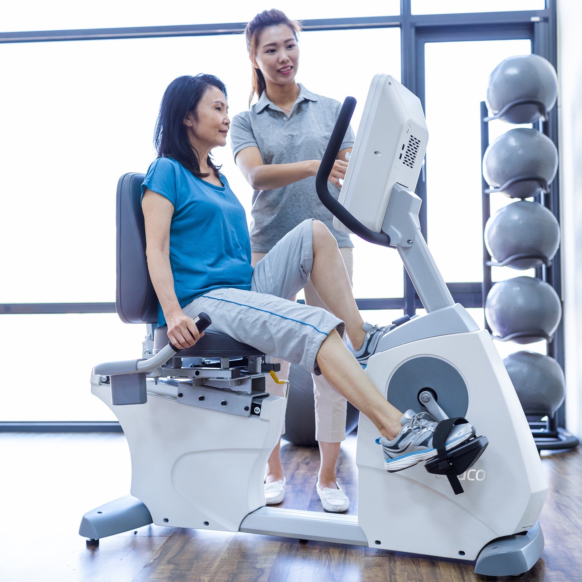 Rehab 4.0R Recumbent Exercise Bike for Home Gym - Low Impact Workout Machine for Seniors & Physical Therapy - Perfect for Indoor Cardio Training & Rehabilitation