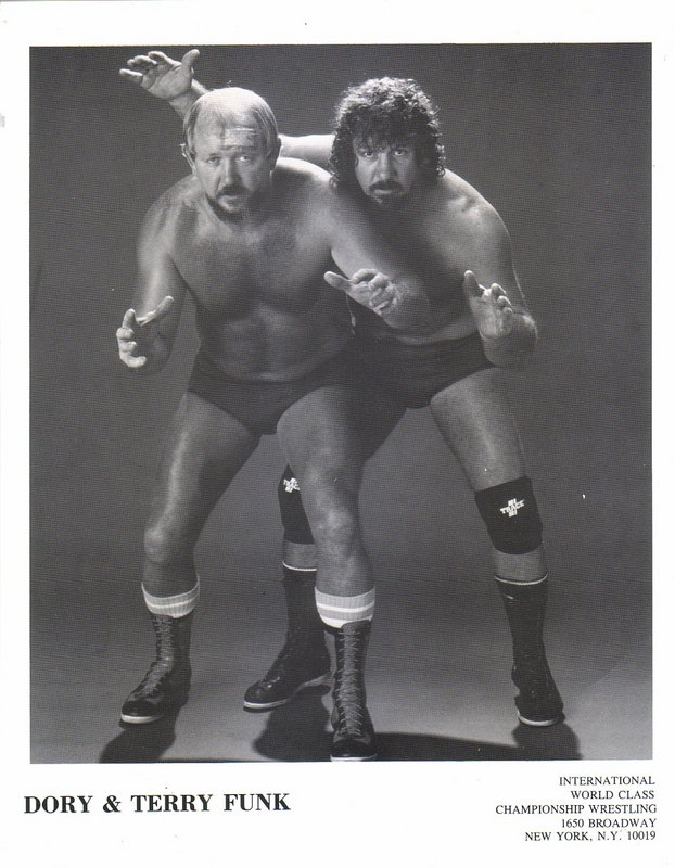 Vintage 1991 IWCCW Dory Terry Funk Wrestling Promo Photo - Collectible Memorabilia for Wrestling Fans & Sports Enthusiasts - Perfect for Display, Gifts, and Wrestling Memorabilia Collections