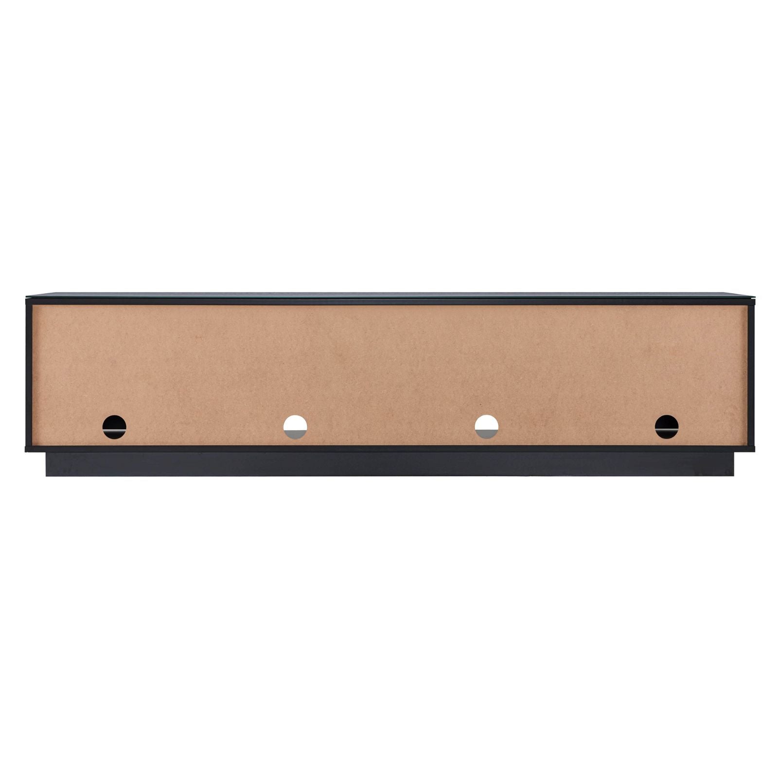 TAURIS™ DIABLO 1800 Black TV Stand Entertainment Center - Modern Media Console for Living Room, Home Theater & Gaming Setup