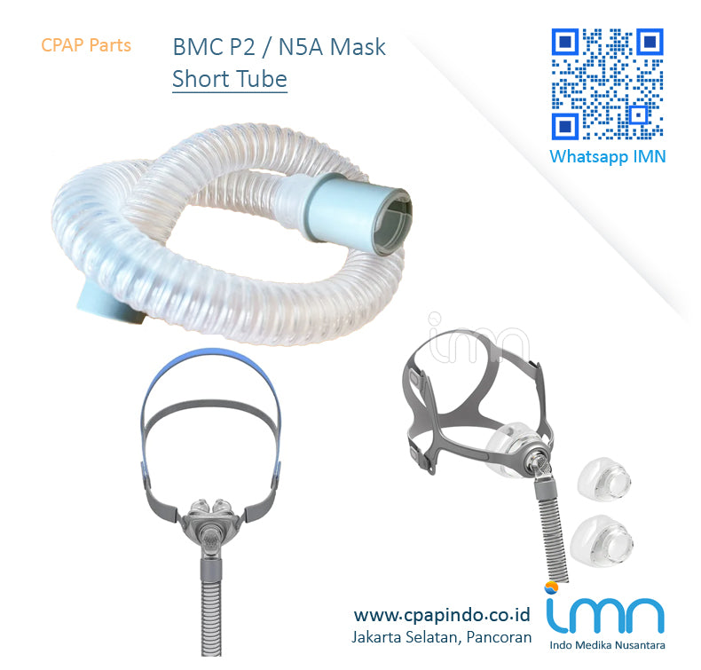 BMC P2 / N5A Mask Short Tube - High-Quality Breathing Mask for Cycling, Running & Outdoor Sports - Lightweight & Comfortable for Active Lifestyles