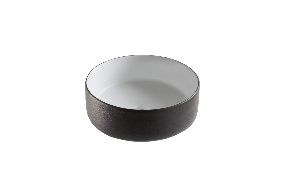Adam Modern Vessel Stone Basin Sink - Handcrafted Natural Stone Bathroom Sink for Vanity, Farmhouse & Luxury Home Decor | Perfect for Bathroom Remodeling & Spa Retreats