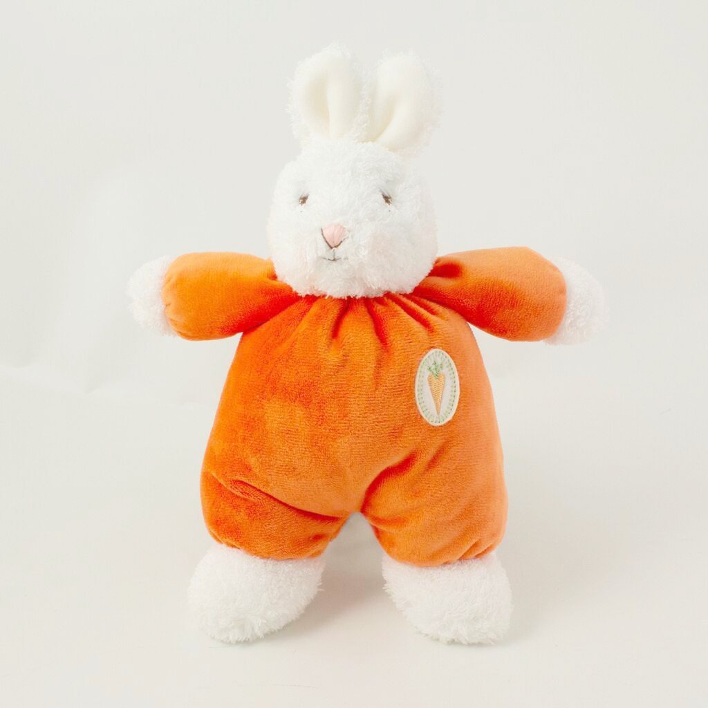 Little Carrot Buns Orange Plush Toy - Cute Carrot-Themed Stuffed Animal for Kids | Perfect for Nursery Decor, Birthday Gifts & Kawaii Collections