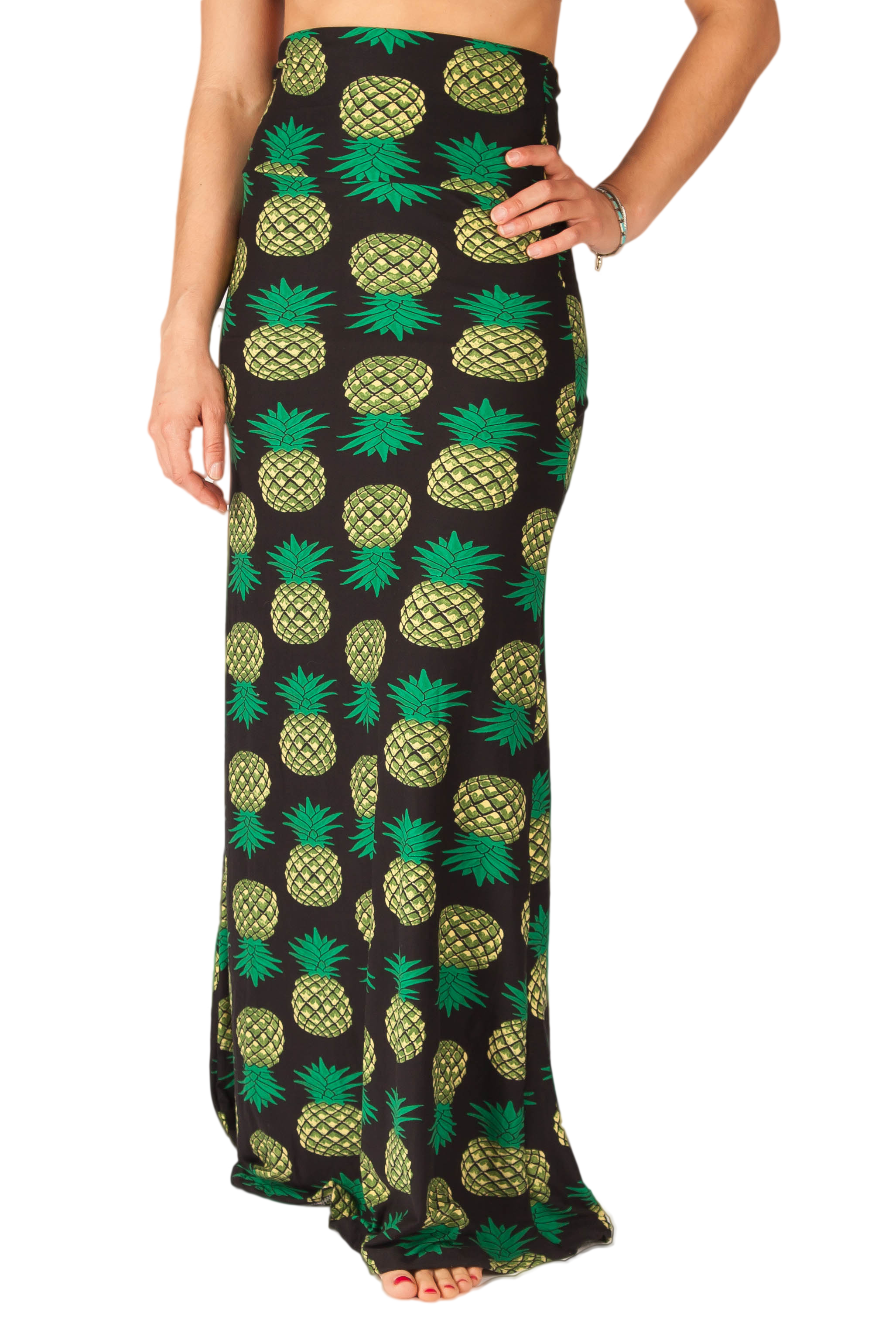 Aloha MAXI SKIRT - Floral Print Long Summer Skirt for Women | Beach Vacation, Luau Party, Casual Outfit