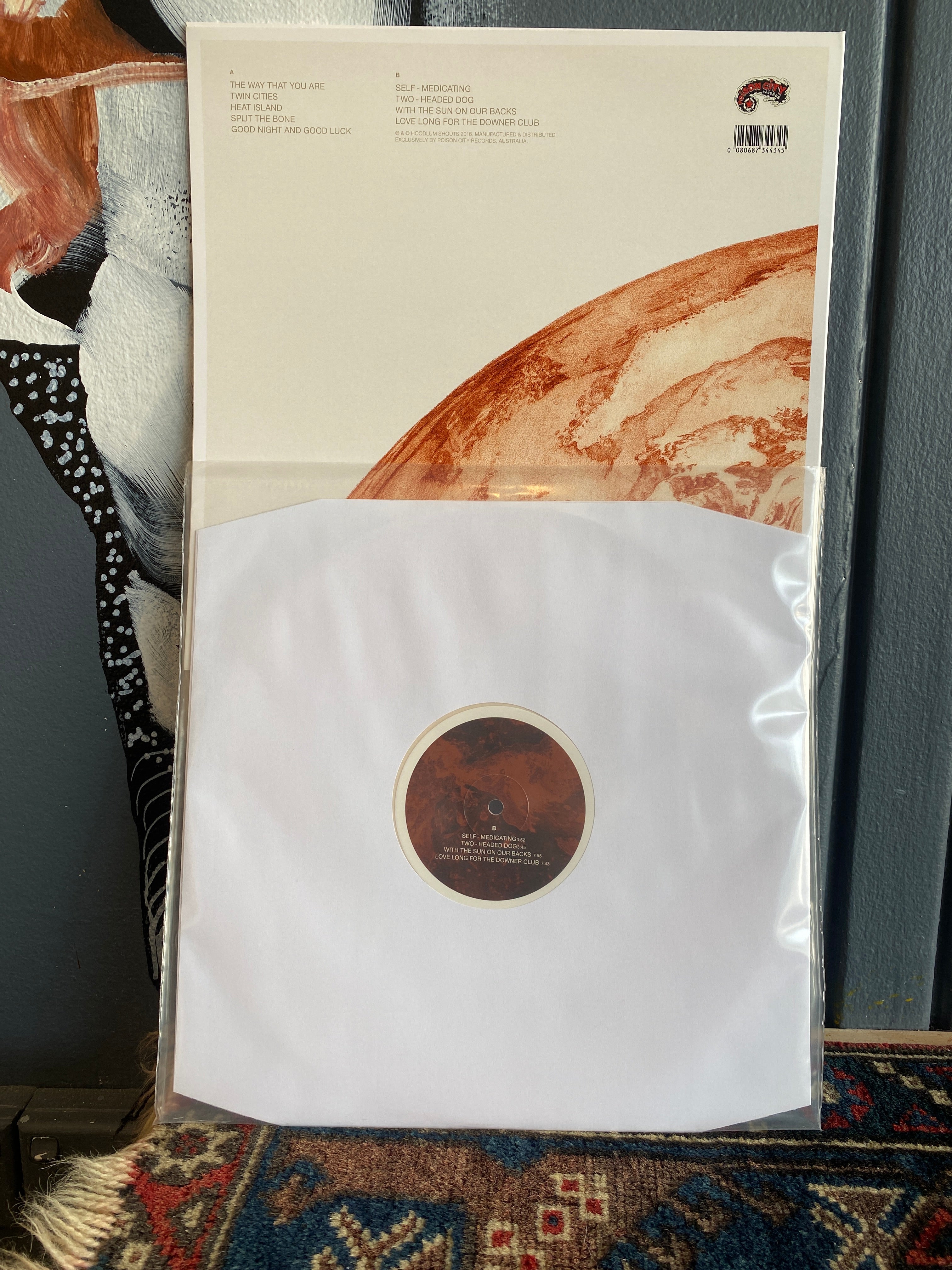 HOODLUM SHOUTS 'Heat Island' Vinyl LP Record - Punk Rock Music Album for Collectors & Fans - Perfect for Home Listening, Gifts & Music Enthusiasts