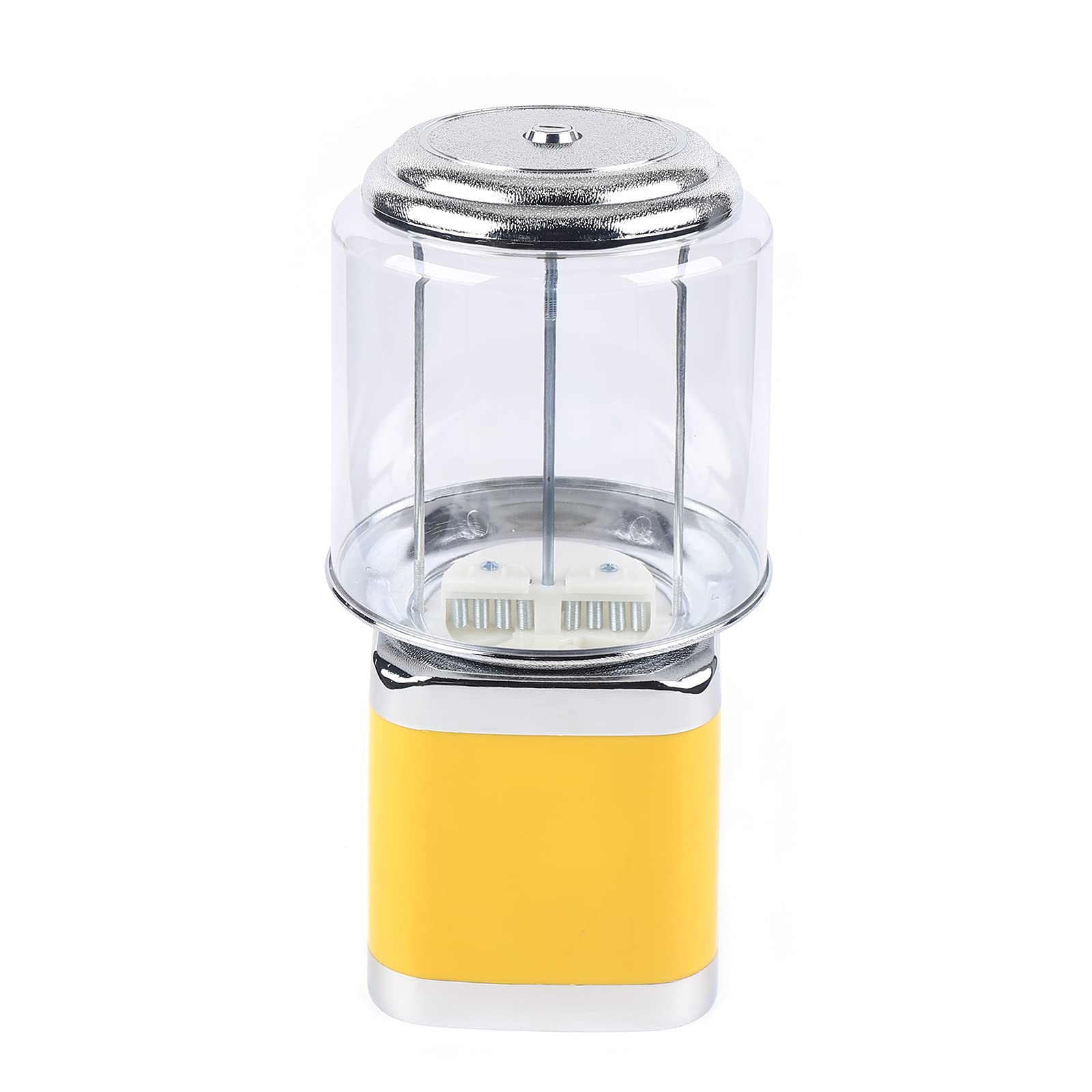 Commercial Mini Candy Vending Machine - Automatic 32mm Candy & Chocolate Bean Dispenser - Toy Vending Machine (Yellow) - Perfect for Retail Stores, Arcades & Birthday Parties