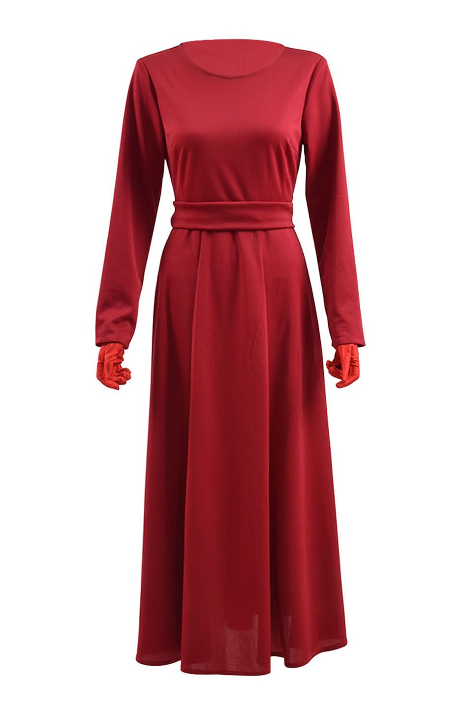 The Handmaid's Tale Offred Red Costume Set - Women's TV Series Inspired Dress, Cloak & Head Cover (Custom-Made) | Halloween Cosplay, Book Club Events, Themed Parties