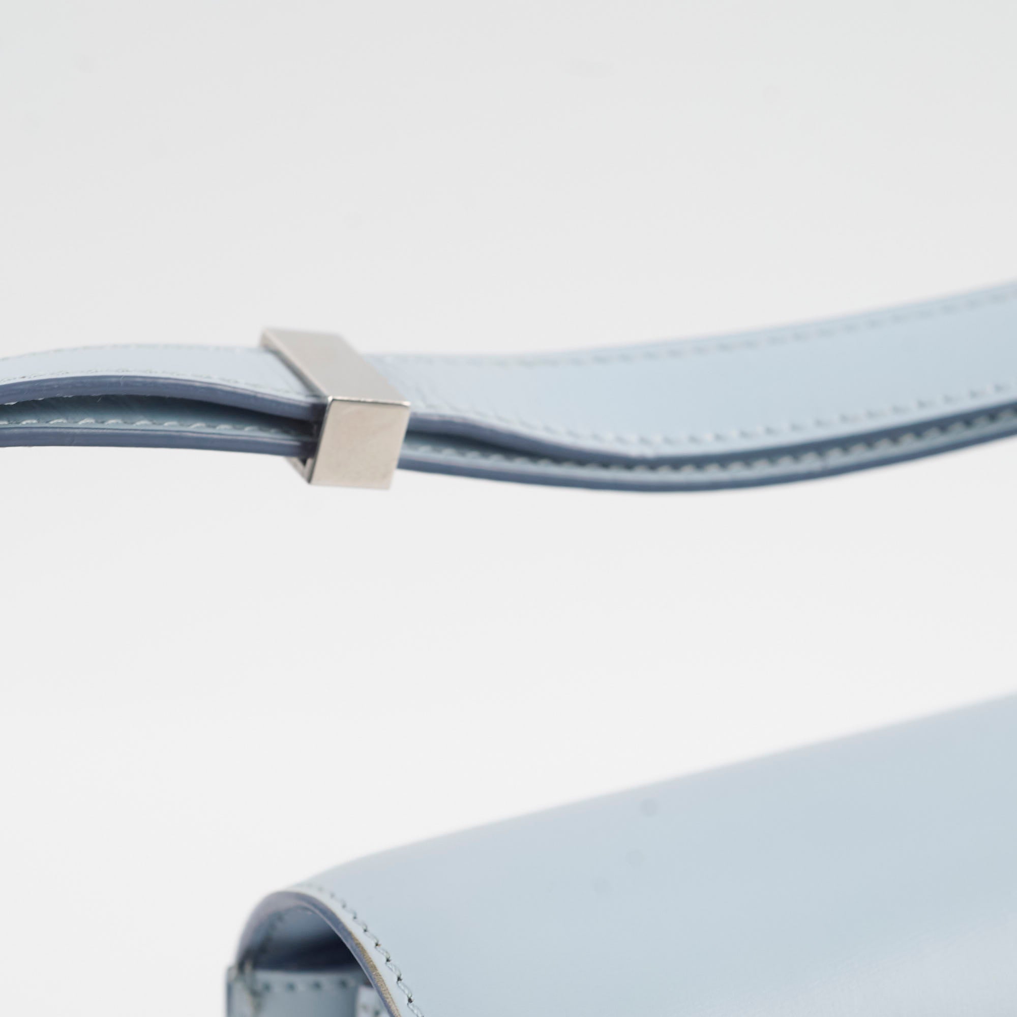 Celine Box Shoulder Bag Light Blue | Genuine Leather Crossbody Purse for Women | Perfect for Work, Travel & Evening Events