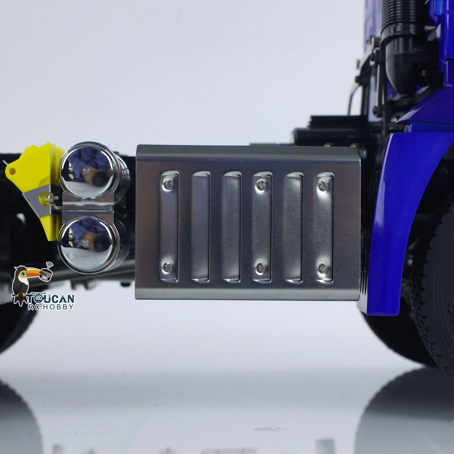 1/14 Scale 6X6 RC Tractor Truck - 2-Speed Radio Controlled Lorry with Battery (RTR) | No Lock Differential Axles | Compatible with TAMIYA Semi Trailer | Fast Free Shipping | Perfect for Off-Road Adventures & Construction Site Play