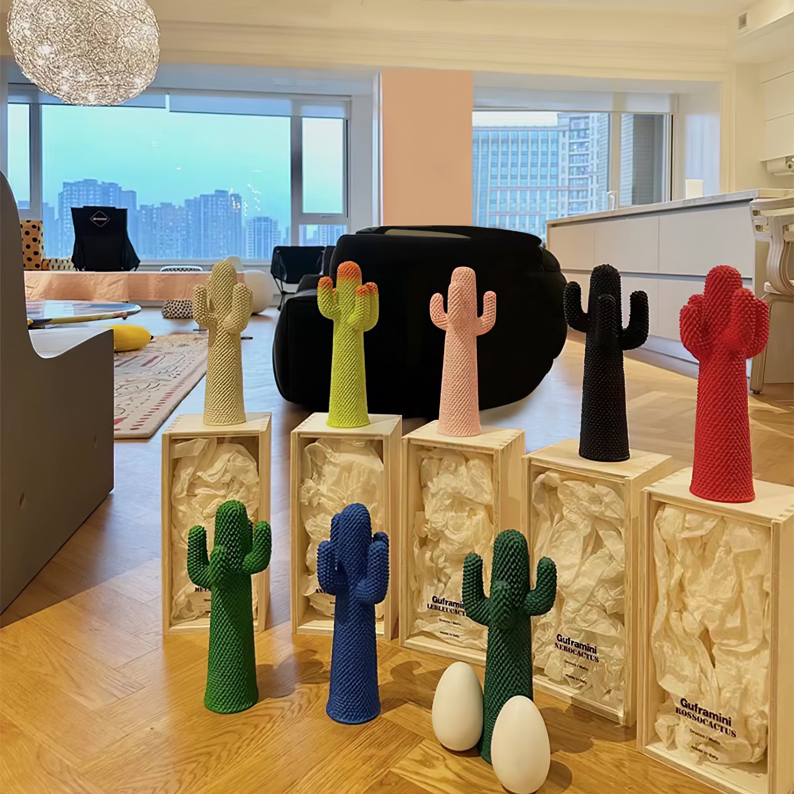 Modern Mello Sculptural Cactus Coat Rack - Stylish Wall Mounted Entryway Organizer for Hats, Scarves & Bags - Perfect for Home, Office or Dorm Decor