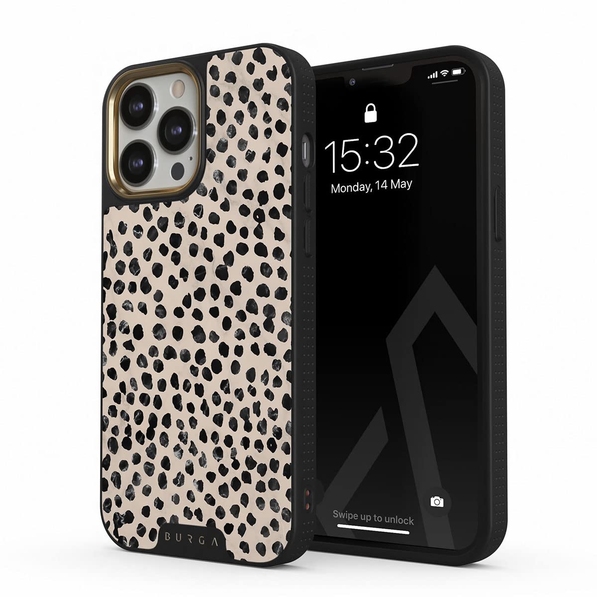 BURGA Protective Case for iPhone 14 Pro Max - Cute Aesthetic Phone Cover with Trendy Fall Pattern | Shockproof Slim Fit for Apple iPhone 14 Pro Max | Perfect for Everyday Use, Travel & Fashion Accessory