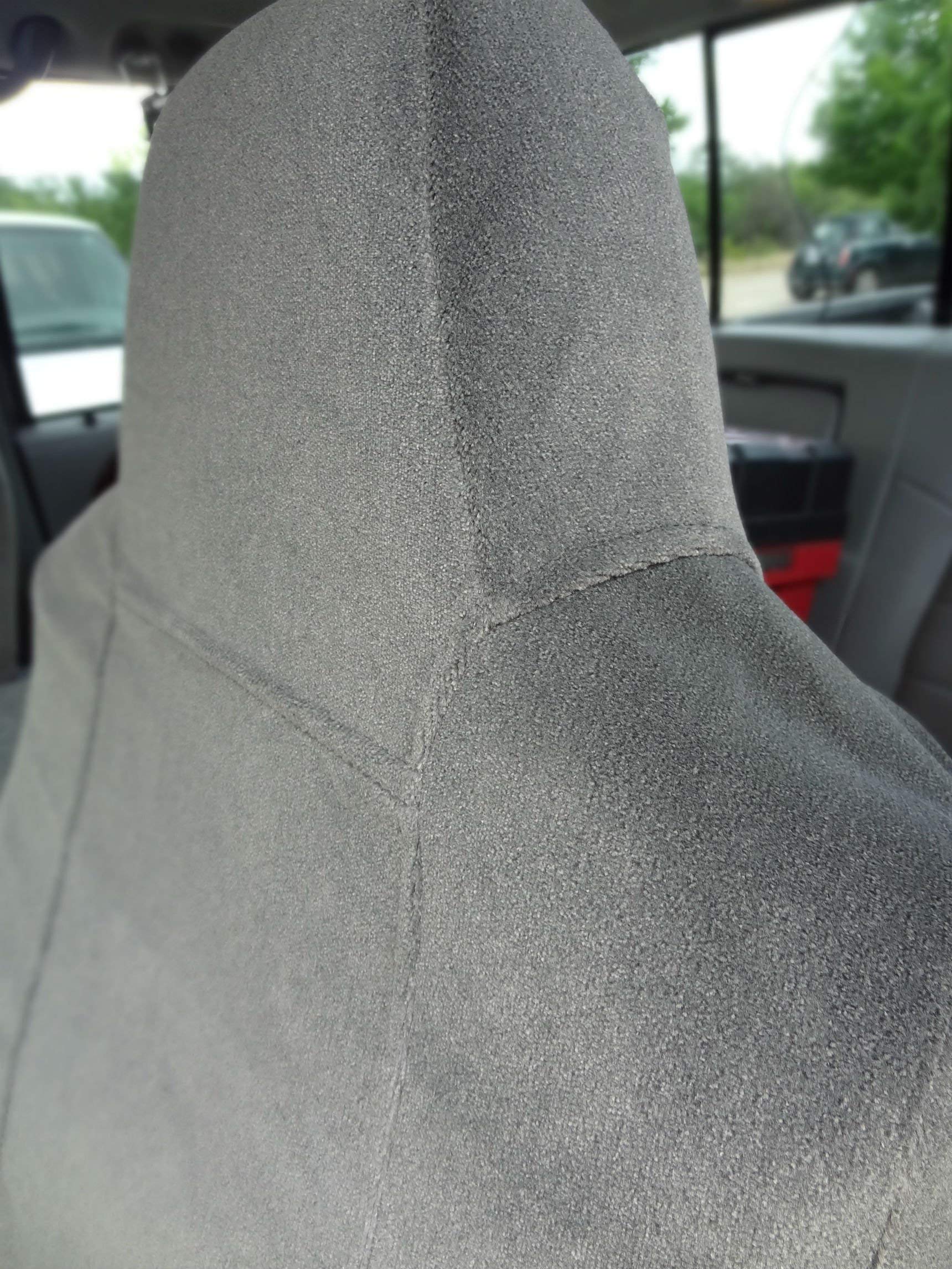 Durafit Heavy-Duty Waterproof Seat Covers for 2002-2010 Ford F250-F550 - Custom Fit 40/20/40 Bench with Molded Headrests (F58 DS1C) | Truck Accessories for Work & Off-Road Protection