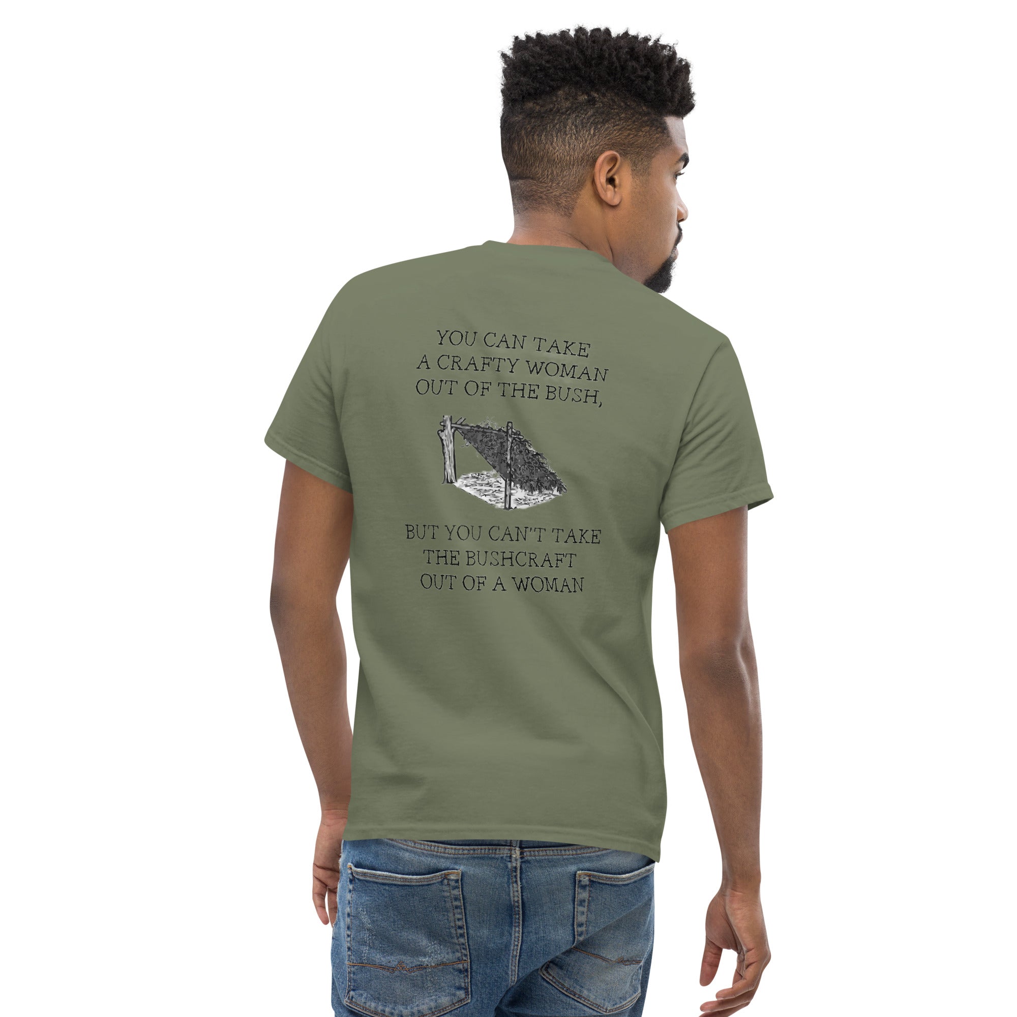 Bushcraft Survival Short Sleeve T-Shirt - Outdoor Adventure & Camping Essential for Men & Women