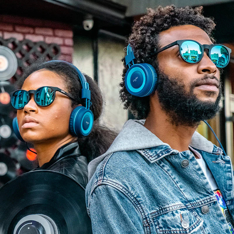 Goodr Midnight Ramble at Circle Bar Sunglasses - Polarized UV Protection for Running, Cycling & Outdoor Sports - Stylish Retro Aviator Shades for Men & Women