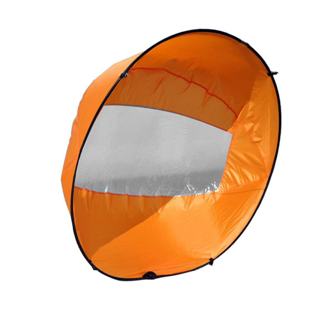 Foldable Kayak Downwind Sail with Clear Window - Portable Kayak Wind Paddle for Inflatable Boats | Kayak Accessories for Fishing, Touring & Water Sports