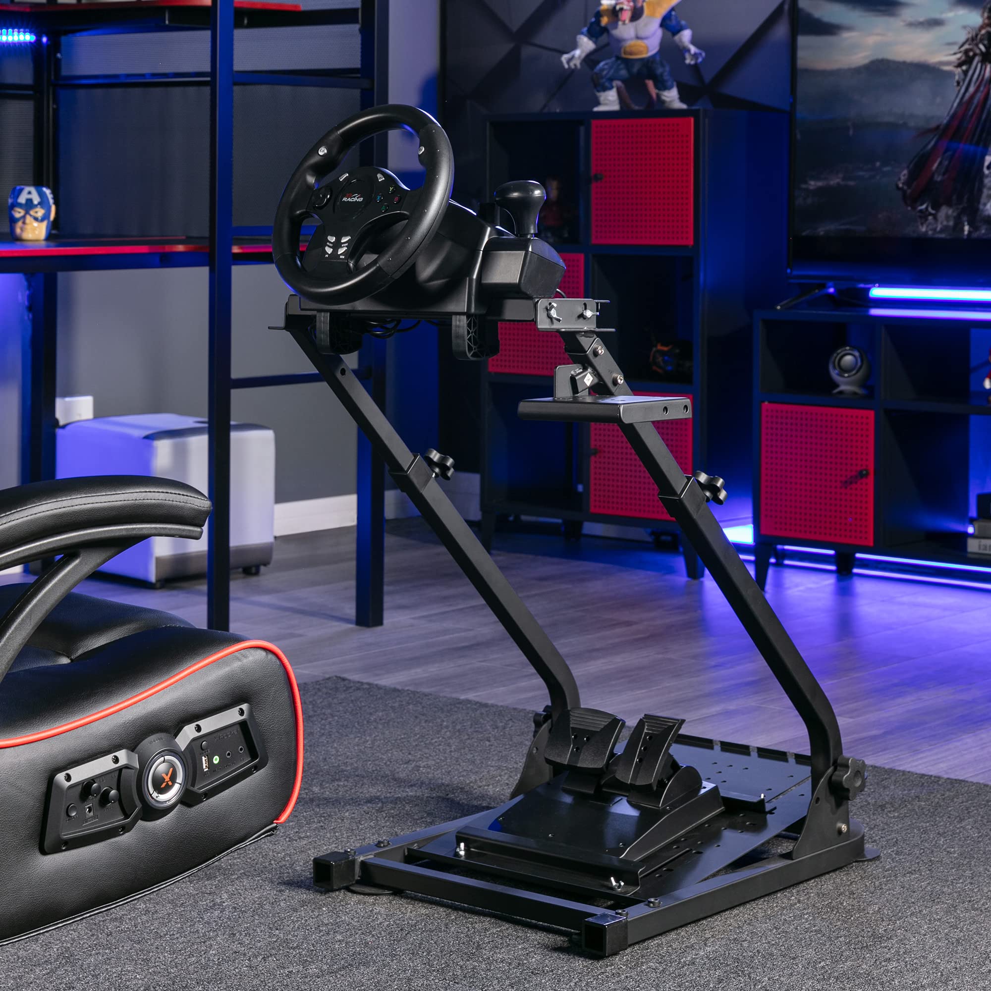 X Rocker Racing Rig Stand for Video Games & Gaming Chairs - Adjustable 28.37
