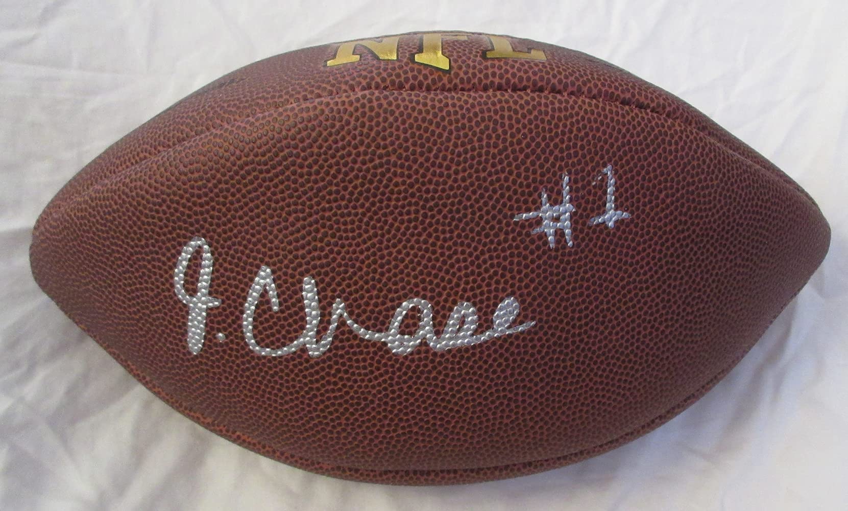 Authentic Ja'Marr Chase Autographed Wilson NFL Football - Pro Bowl, Super Bowl, LSU & NFL Draft Memorabilia - Perfect for Sports Collectors, Bengals Fans & Football Enthusiasts