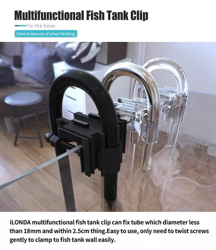 iLONDA Adjustable Multifunctional Clip Hose Holder - Perfect for Garden, Kitchen, Bathroom & Garage Organization