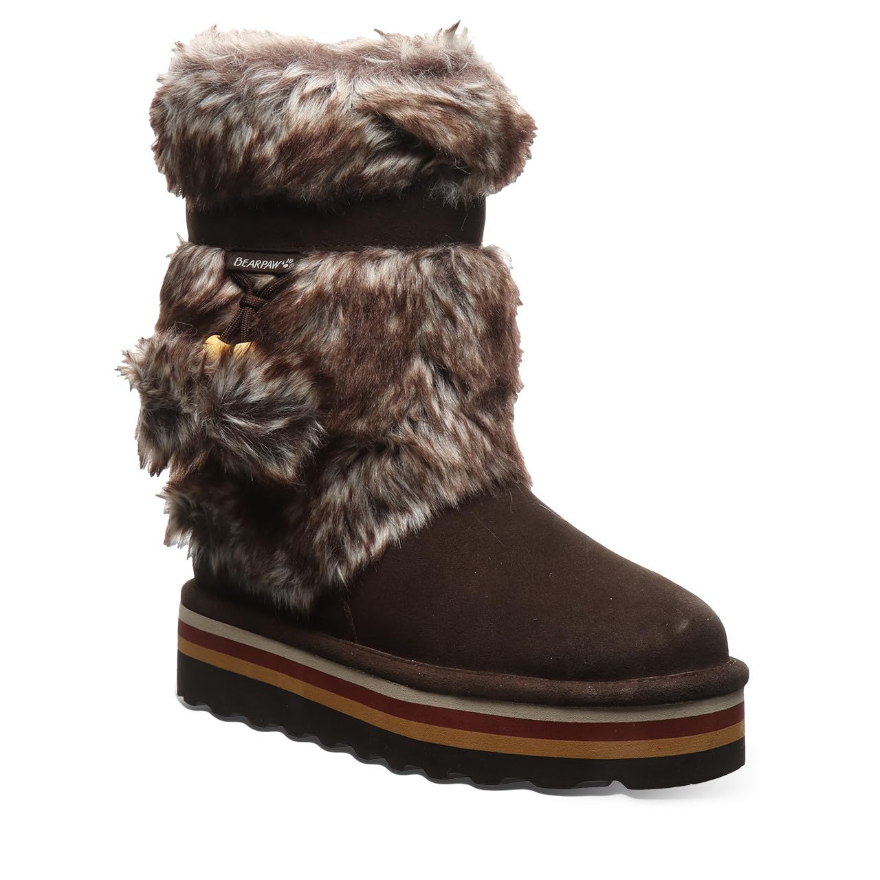 BEARPAW Women's Retro Tama Suede Winter Boots - Comfortable Classic Ankle Booties for Cold Weather | Cozy Casual & Outdoor Wear | Perfect for Snow, Hiking and Daily Winter Fashion